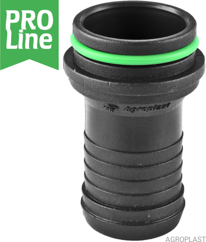 Straight plug ø20 – fastening 1”
