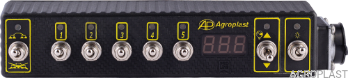 Controler de distribuitor pentru pulverizator cu 5 secțiuni
