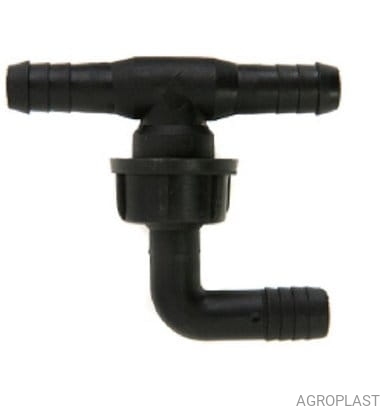 Disjoint T-pipe Ø12,5