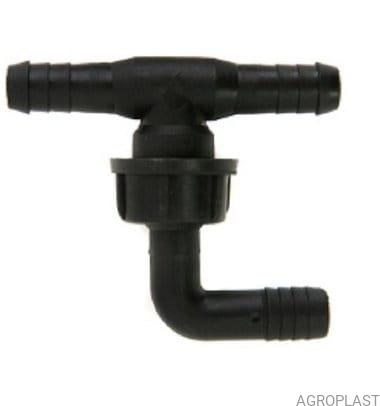 Disjoint T-pipe Ø12,5