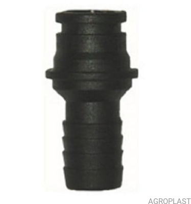 Fișă simplă Ø 12,5 fixare cu piulița 3/4”