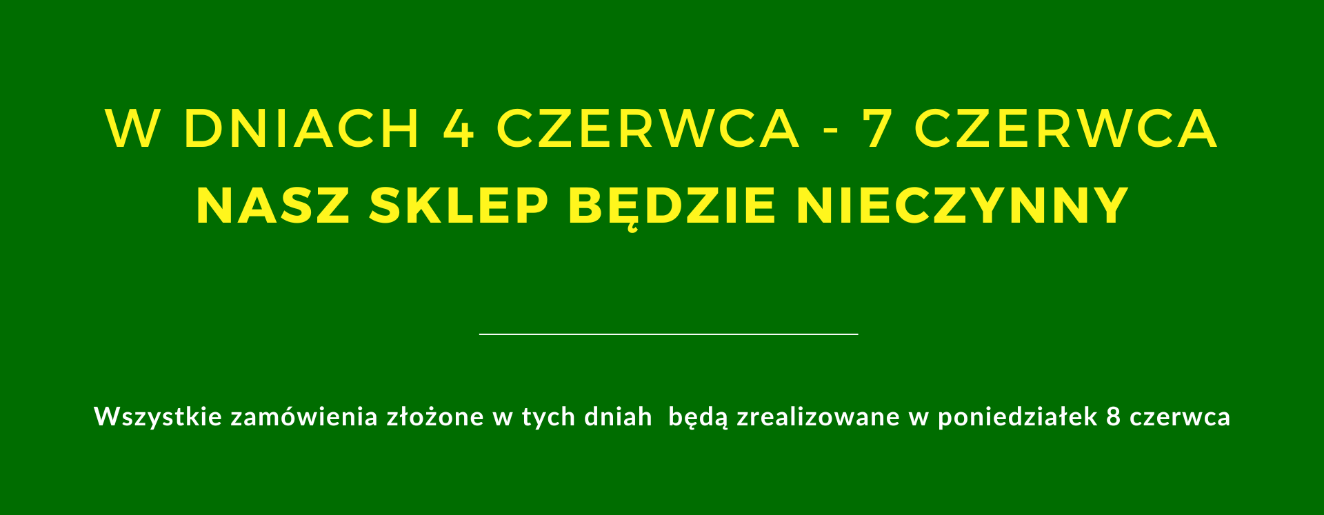 Sklep nieczynny